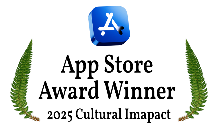 Laurel, saying: App Store Award Winner. 2025 Cultural Impact